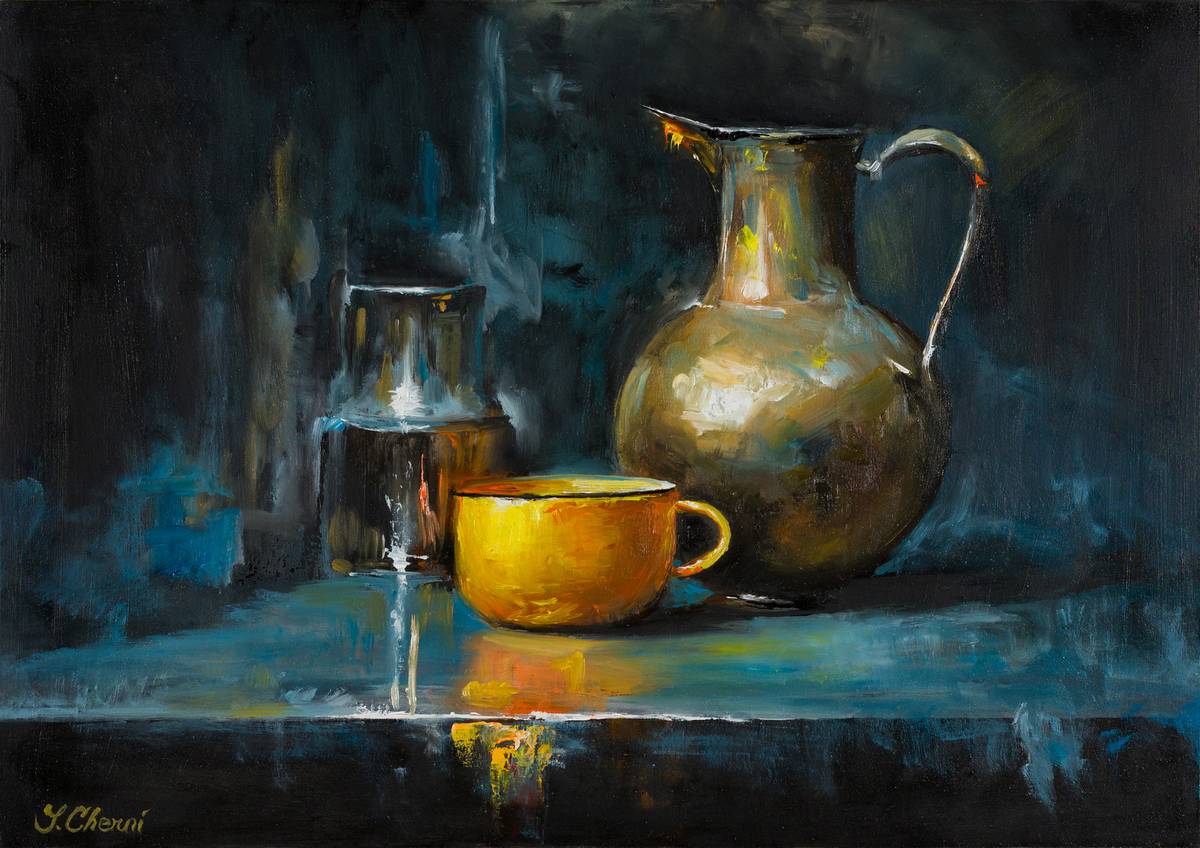 NewingerART: "Gilded Drift" (Silvia Cherni, 2025)