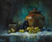 NewingerART: "Grapes Between Patinae" (Silvia Cherni, 2025)