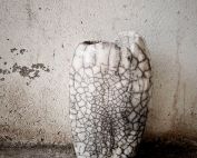 NewingerART: "Raku Lines, vase 1" (Maja Zenz)