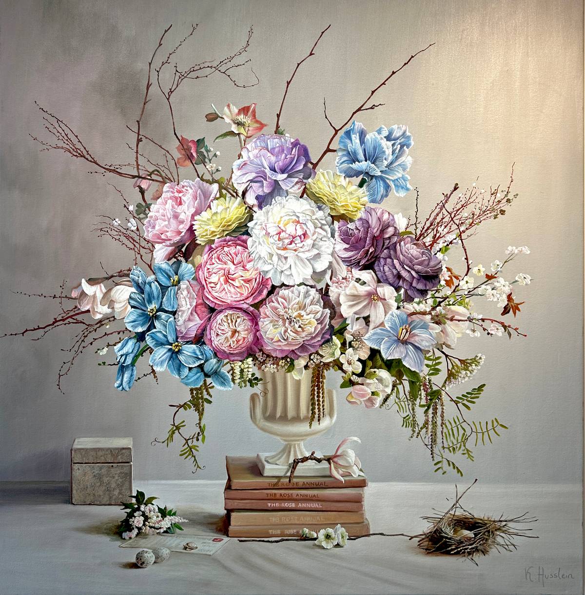 NewingerART: The Rose Annual (Katharina Husslein, 2023) 110 x 110 cm
